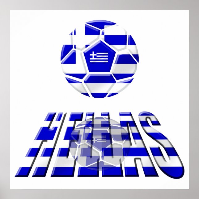 Poster Presentes de bola de futebol do grécia Soccer Hell (Frente)