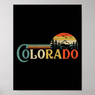 Poster Presentes de caminhada em Boulder Colorado Rocky M