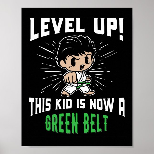 Poster Presentes de Camiseta de Uniforme de Karate Infant (Frente)