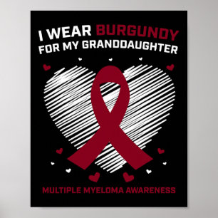 Poster Presentes de Câncer de Sangue Netas Mieloma Múltip