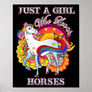 Poster Presentes De Cavalo Para Mulheres Apenas Uma Menin