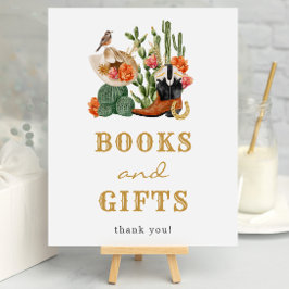 Poster Presentes de Chá de fraldas Ocidental