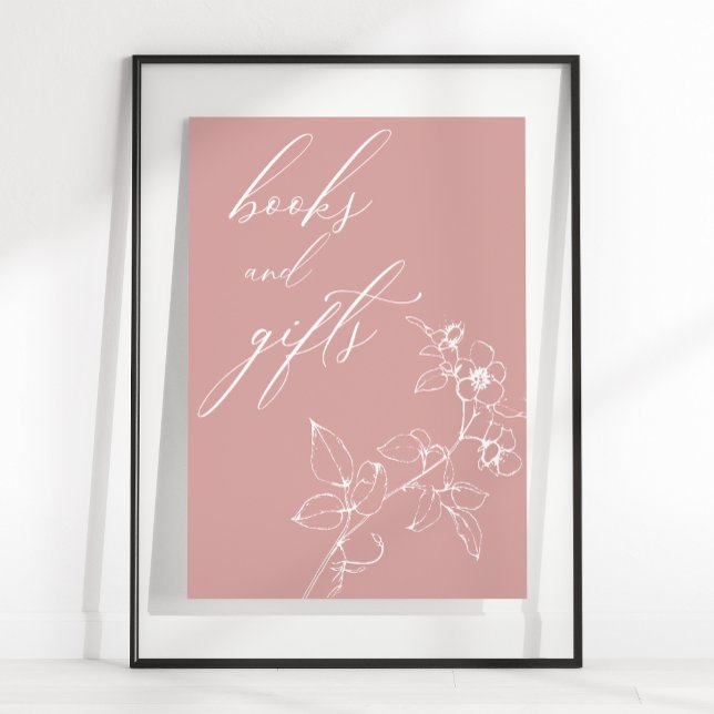 Poster Presentes de Chás de fraldas Florais do Eterno Vin (Criador carregado)