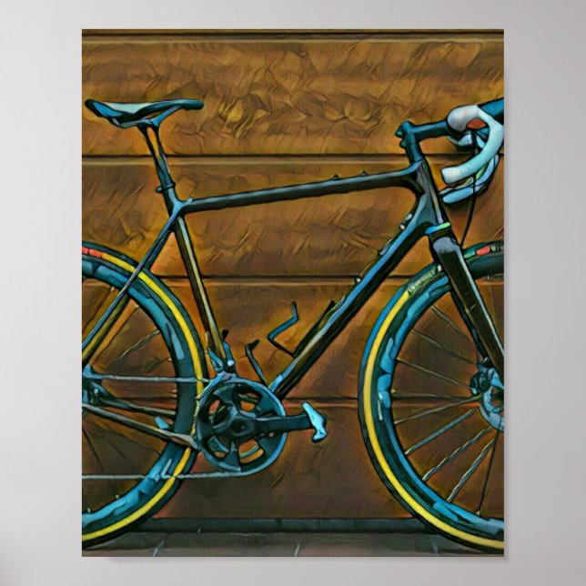 Poster Presentes de ciclismo de safra | presentes de bici (Frente)