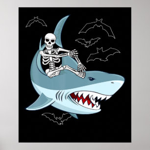 Poster Presentes de Dia de as Bruxas engraçado de Tubar