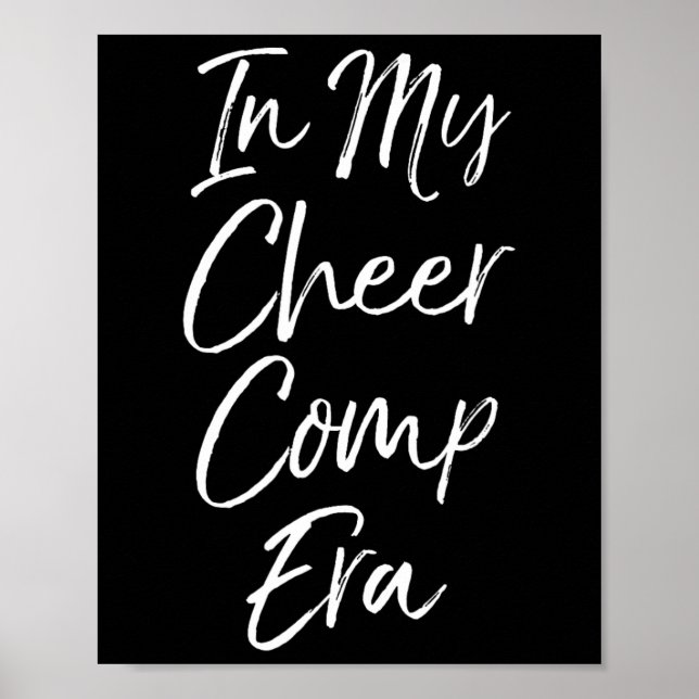 Poster Presentes de Equipe de Cheerleader Combinando Fofo (Frente)