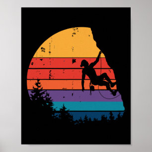 Poster Presentes de Escalada em Rocha de Montanha de Boul