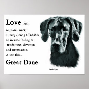 Poster Presentes de great dane