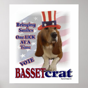 Poster Presentes de Hound de Basset