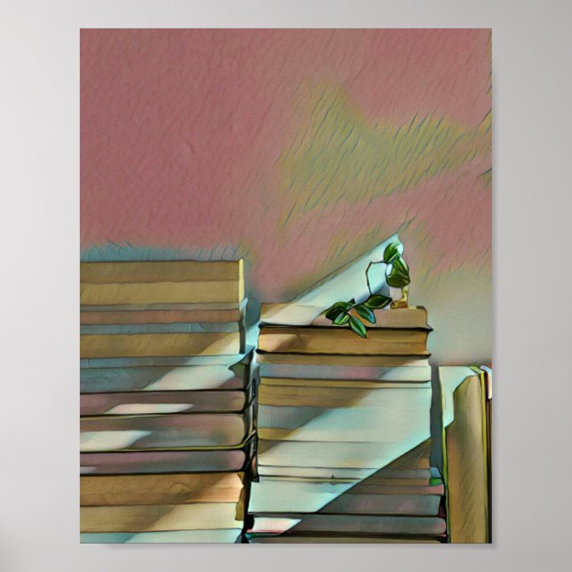 Poster Presentes de luxo para amantes de livros (Frente)