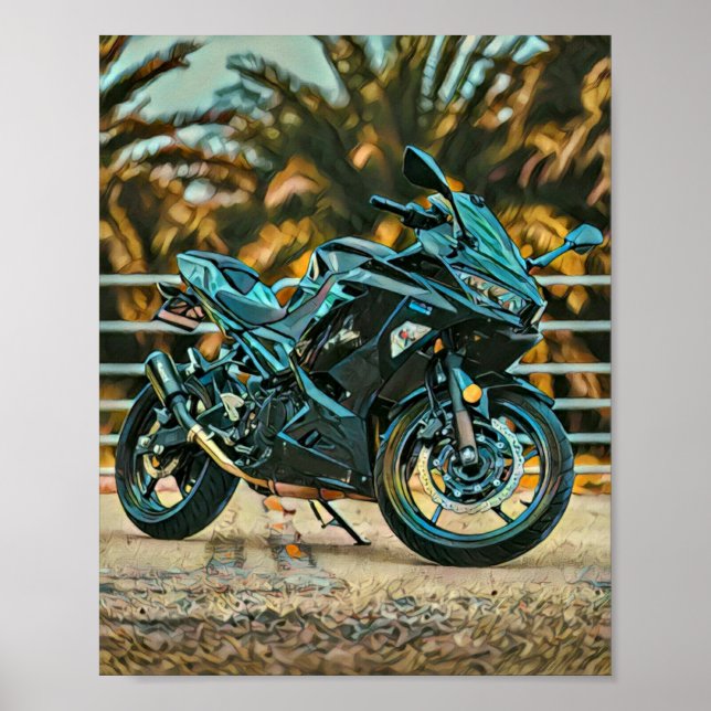Poster Presentes de motociclista (Frente)