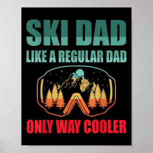 Poster Presentes de Neve de Esqui Vintage Retro para Esqu