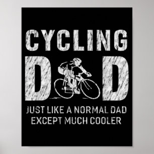 Poster Presentes De Pai De Ciclismo Para Pai Legal De Cic