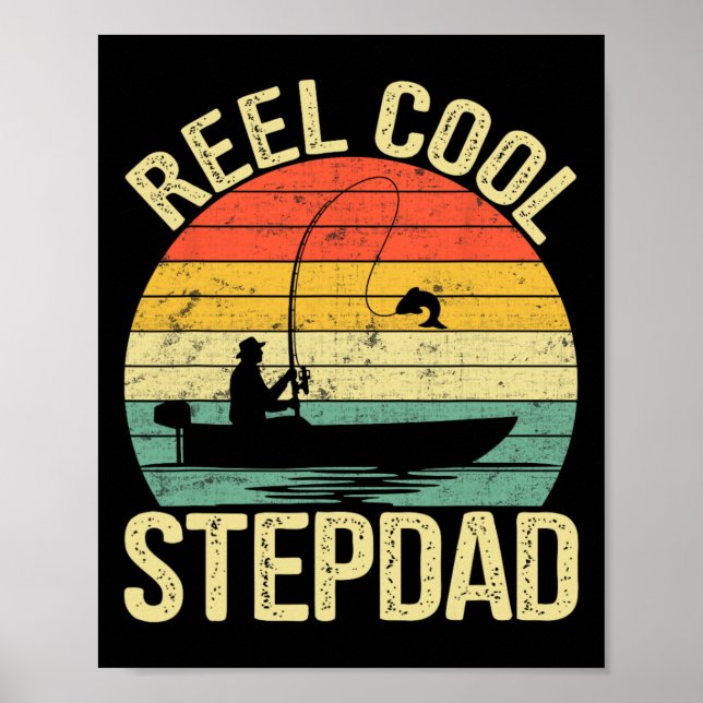 Poster Presentes de pesca de padrastro muito legais para  (Frente)
