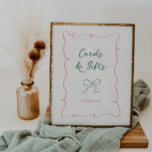 Poster Presentes de placas de Chá de panela de fita de qu