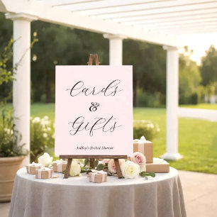 Poster Presentes de placas de Chá de panela rosa