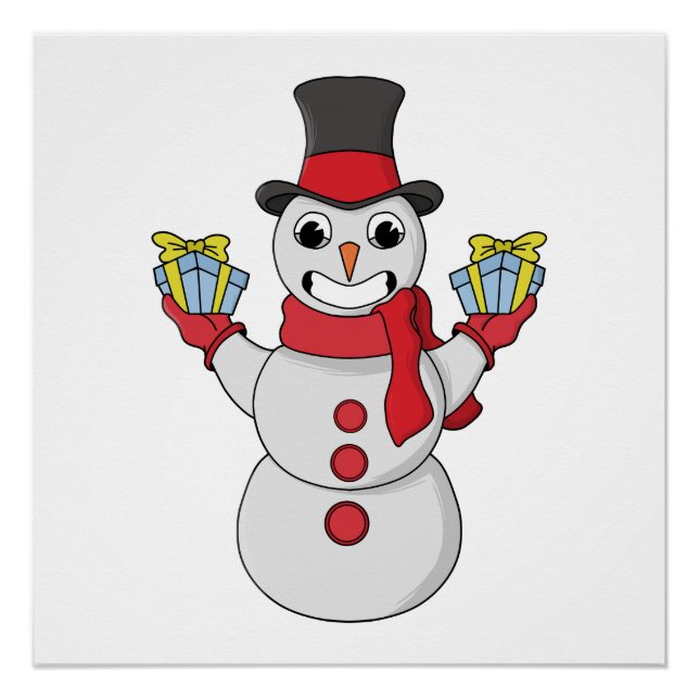 Póster Presentes de Snowman (Frente)