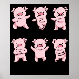 Poster Presentes De Suínos Para Sobremesas De Suíno