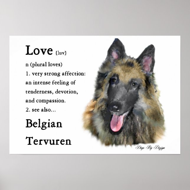 Póster Presentes de Tervuren Belgas (Frente)