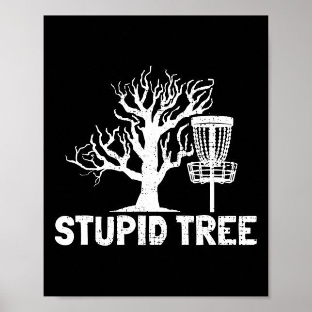 Poster Presentes Dicionário Árvore Estúpida Disc Golf Mid (Frente)