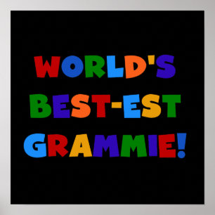 Poster Presentes do Melhor-est Grammie do mundo brilhante
