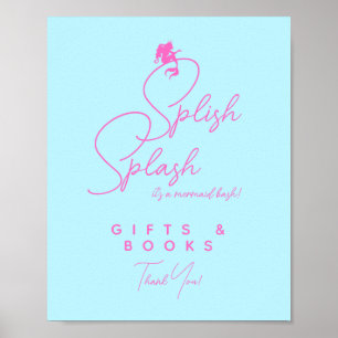 Poster Presentes e livros de Festa de aniversário de Sere