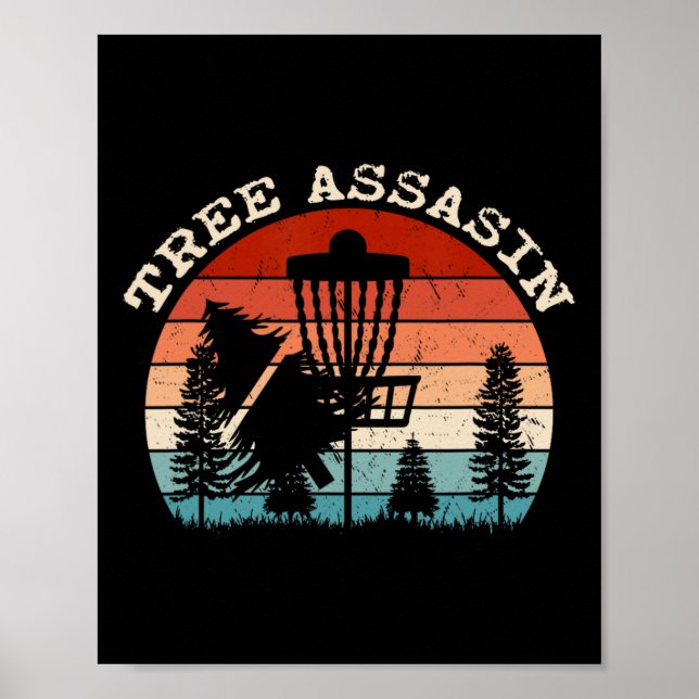 Poster Presentes Engraçados para Disc Golfer Presentes Es (Frente)