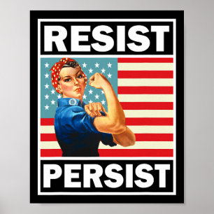 Poster Presentes Feministas Resistem Persistência