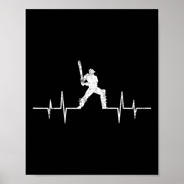 Poster Presentes Legais para Amantes de Jogo de Críquete  (Frente)