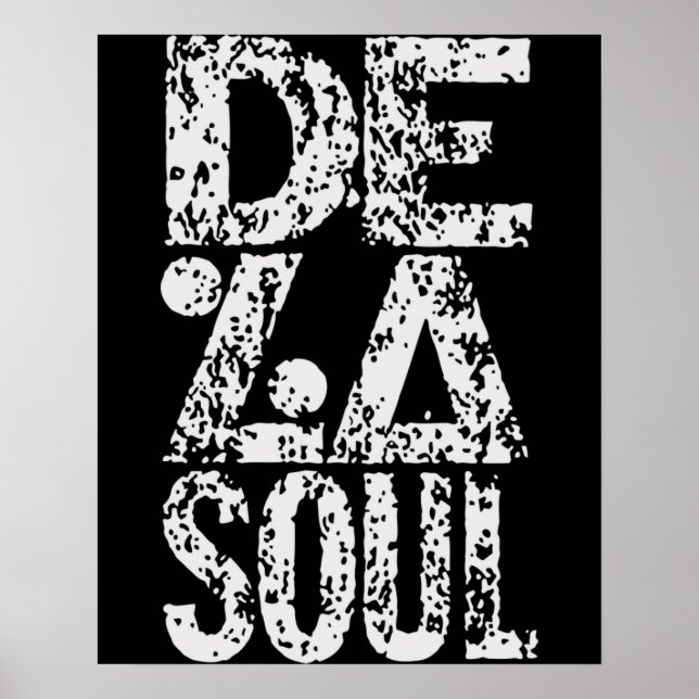 Poster Presentes Legal De Música Retro De La Soul Para Ve (Frente)