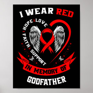 Poster Presentes Memoriais Por Perda De Doença Cardíaca D