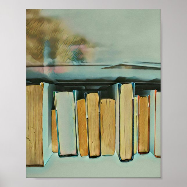 Poster Presentes para amantes de livros (Frente)