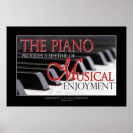 Poster Presentes para Estudantes de Piano - Piano