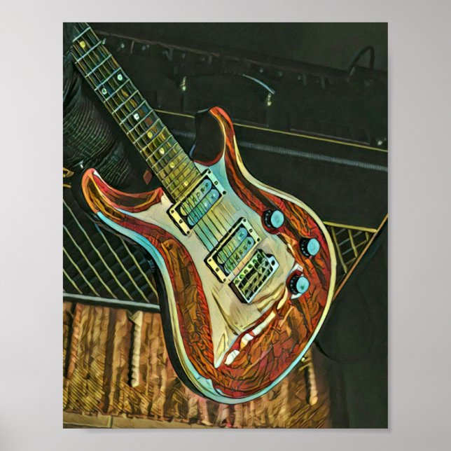 Poster Presentes para guitarrista (Frente)