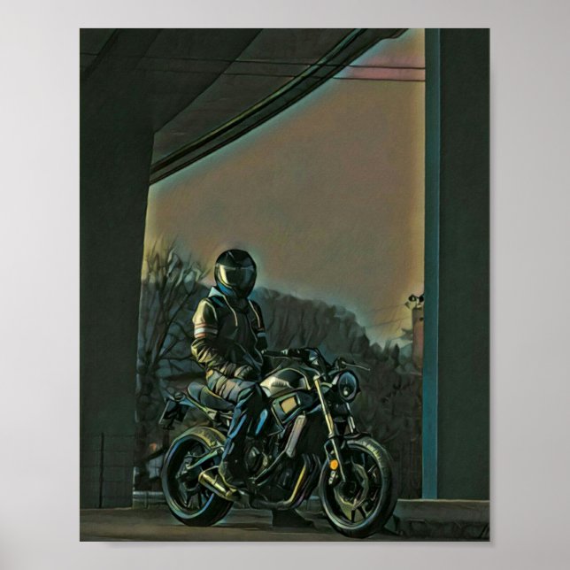 Poster Presentes para motociclos (Frente)