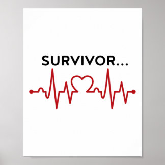 Poster Presentes para Sobreviventes de Infarto Corações d