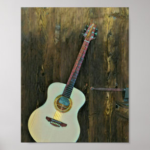 Poster Presentes para um guitarrista músico