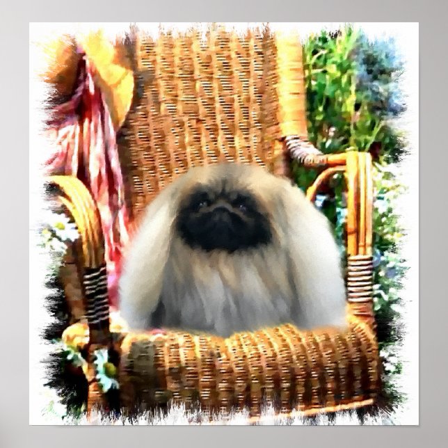 Póster Presentes Pekingeses De Arte (Frente)