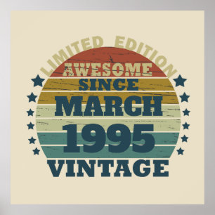 Poster Presentes personalizados de aniversário de 30 anos