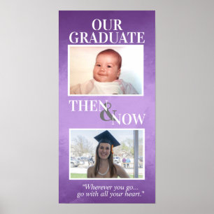 Poster Presentes personalizados de graduação, então e 