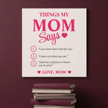 Presentes Personalizados para Mãe com Frases que E