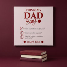 Presentes Personalizados para o Pai com Frases do 