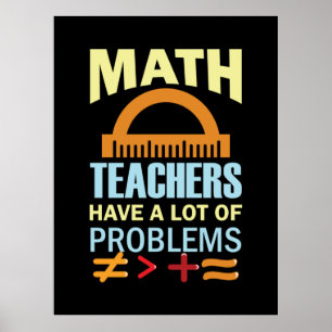 Poster Presentes Professores De Matemática Têm Muitos P