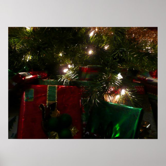Póster Presentes sob a Árvore de Natal (Frente)