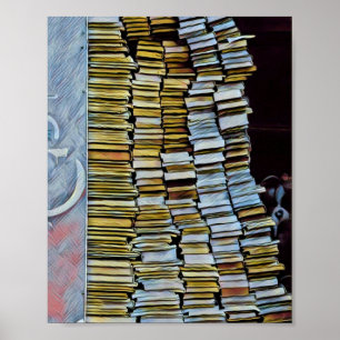 Poster Presentes únicos para amantes de livros