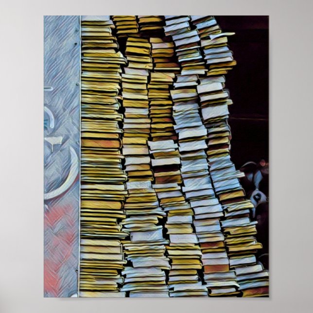 Poster Presentes únicos para amantes de livros (Frente)