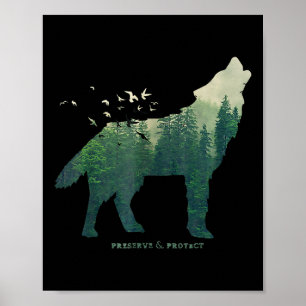 Poster Preservar Proteção Ambiental Clima