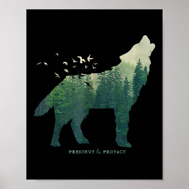 Poster Preservar Proteção Ambiental Clima (Frente)