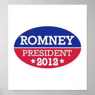 Póster Presidente 2012 de Romney