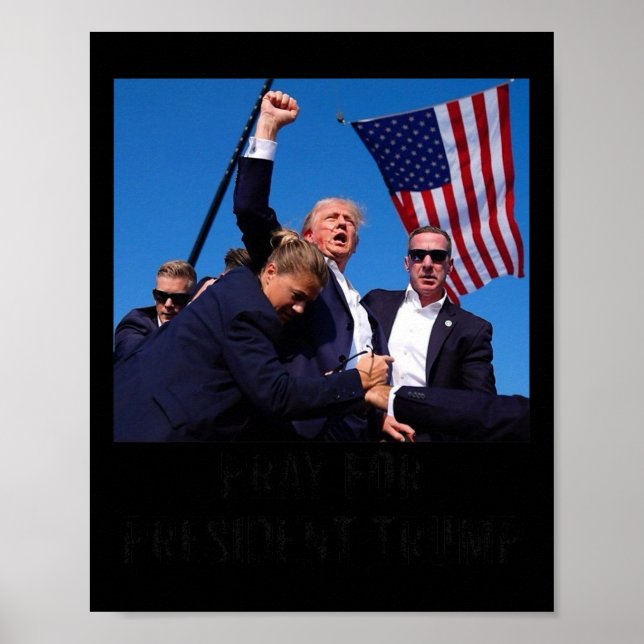 Poster Presidente Abençoado Trump2 (Frente)